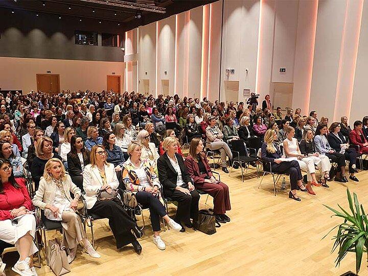 Audience of women at a conference